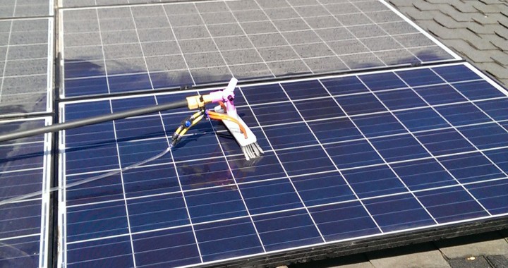 Local solar panel cleaning company